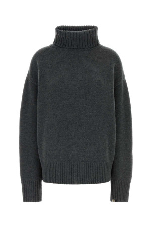 Dark grey cashmere nÂ°20 sweater EXTREME CASHMERE (02009801FE01)