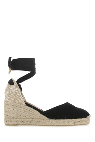Black canvas Carina wedges Black CASTANER (020964)