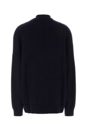Navy blue stretch cashmere blend nÂ°24 oversize cardigan Blue EXTREME CASHMERE (02400101FE02)