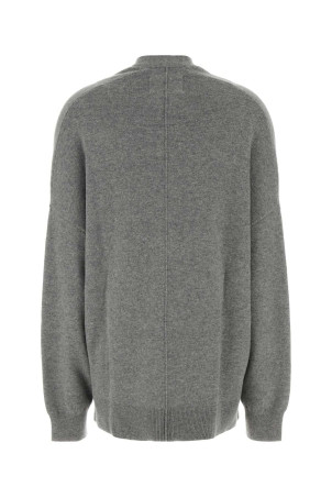 Grey stretch cashmere blend nÂ°24 oversize cardigan EXTREME CASHMERE (02420901TU02)