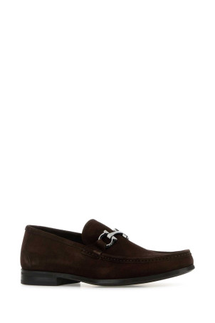 Brown suede Grandioso loafers SALVATORE FERRAGAMO (0294577916682E)