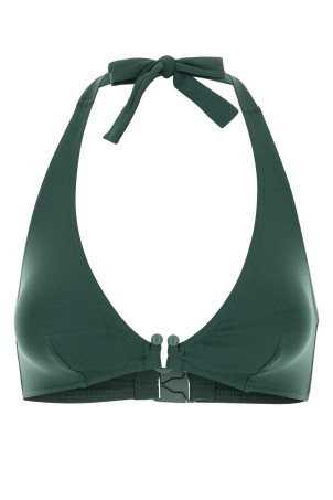 Dark green stretch nylon Noctambule bikini top ERES (032627)