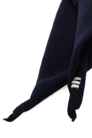 Midnight blue stretch cashmere blend bandana Blue EXTREME CASHMERE (03500101FE10)