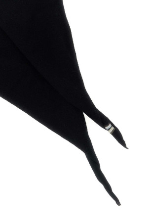 Black stretch cashmere blend bandana EXTREME CASHMERE (03517401TU10)