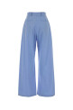 Powder light-blue poplin wide-leg pant GIUSEPPE DI MORABITO (06PSPA507R16406)