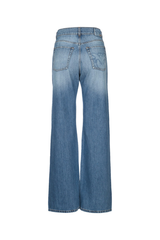 WANDA WIDE LEG MEDIUM WAVE PINKO (101733A323)