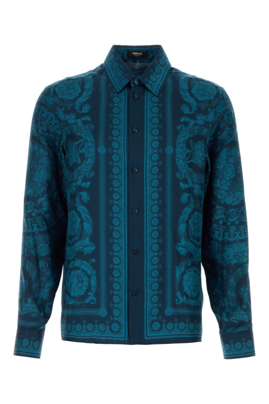 Printed twill shirt VERSACE (10217151A13557)