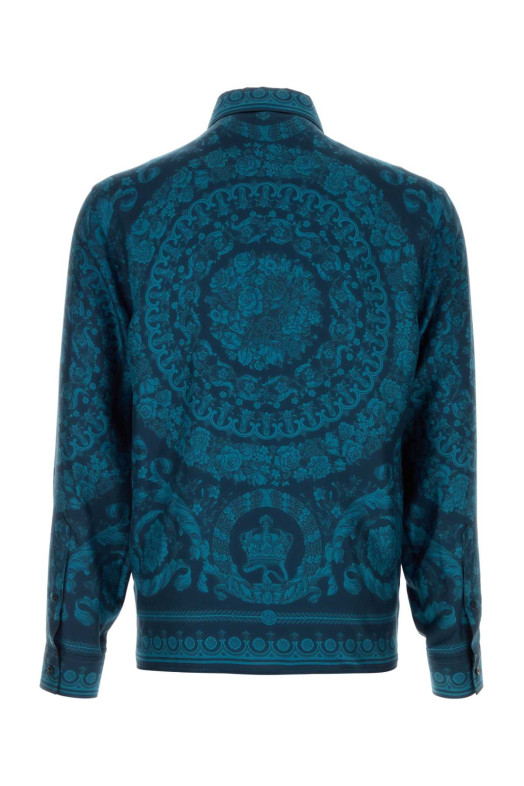Printed twill shirt VERSACE (10217151A13557)