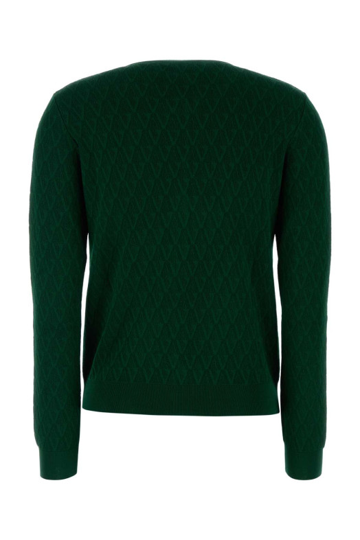 Green stretch viscose blend cardigan VERSACE (10230141A15978)