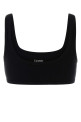 Black stretch cotton bra VERSACE (10231421A09551)