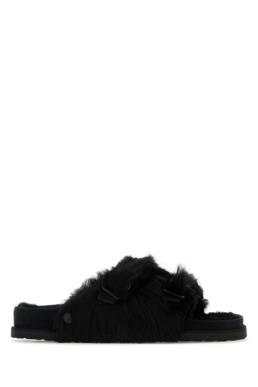 Черные тапочки из овчины «Цюрих 1774» Черные BIRKENSTOCK 1774 X BECOMES BERLIN (1031377)