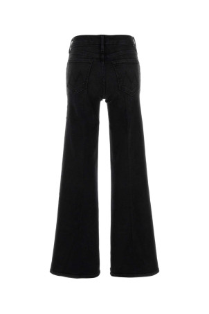 Black stretch denim The Roller Sneak jeans MOTHER (104151611)