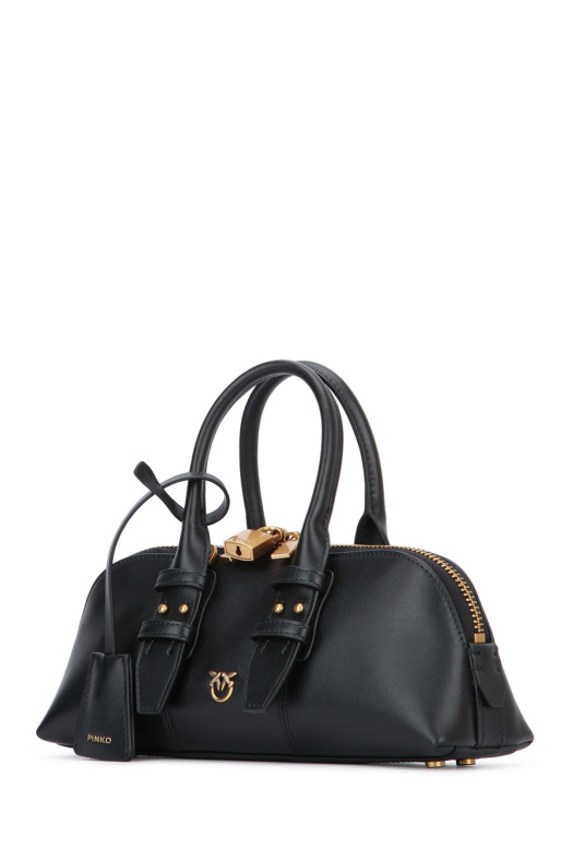 BOWLING BAG BAGUETTE VITELLO PINKO (105334A0QO)