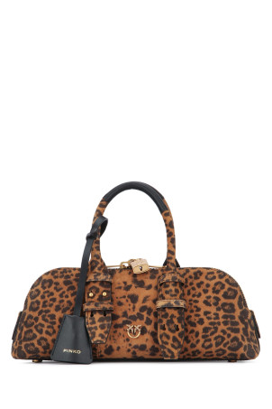 BOWLING BAG BAGUETTE SUEDE PINKO (105334A32A)