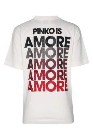 НЕЙМОВІРНА ФУТБОЛКА З ДЖЕРСІ PINKO (105526A33I)