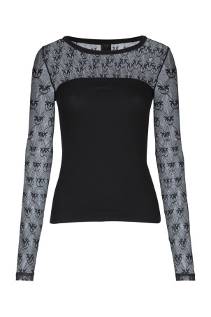 Футболка «Скрипаль» з ребристою фактурою від PINKO (106472A362)
