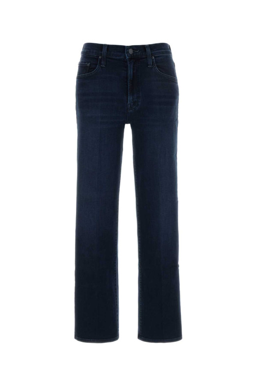 Blue stretch denim The Mid Rise Rumbler jeans MOTHER (10757104A)