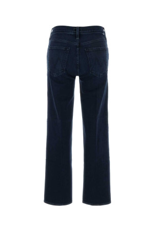 Blue stretch denim The Mid Rise Rumbler jeans MOTHER (10757104A)