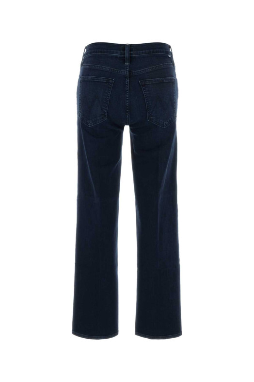 Blue stretch denim The Mid Rise Rumbler jeans MOTHER (10757104A)