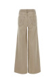 Beige stretch denim wide-leg jeans MOTHER (111051603)