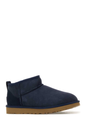 Navy blue suede Classic Ultra Mini ankle boots UGG (1116109)