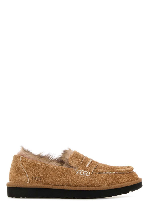 Лоферы Ellis из замши цвета «верблюжий» от UGG (1179390)