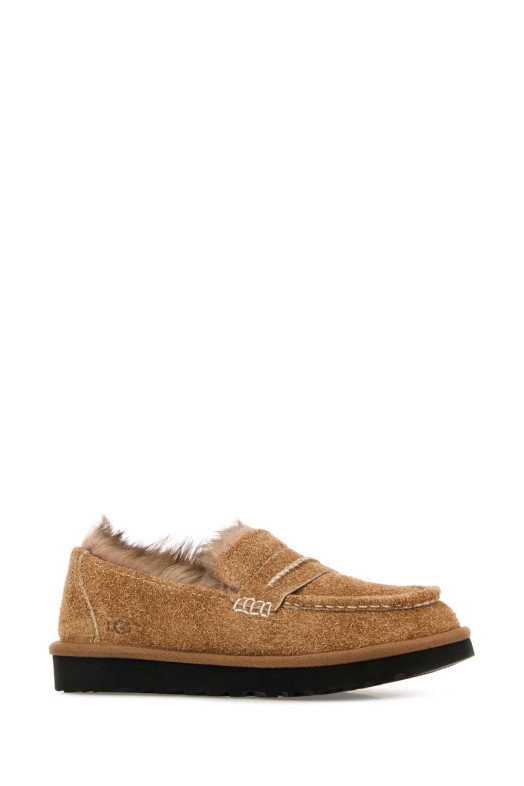 Лоферы Ellis из замши цвета «верблюжий» от UGG (1179390)