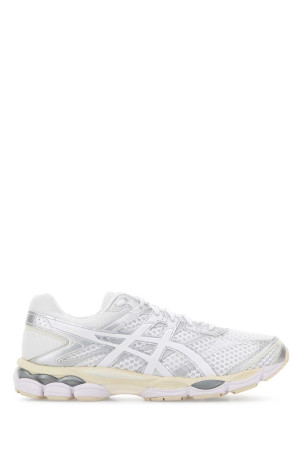 Білі кросівки GEL-CUMULUS 16 з тканини, чорні, ASICS (1203A733)