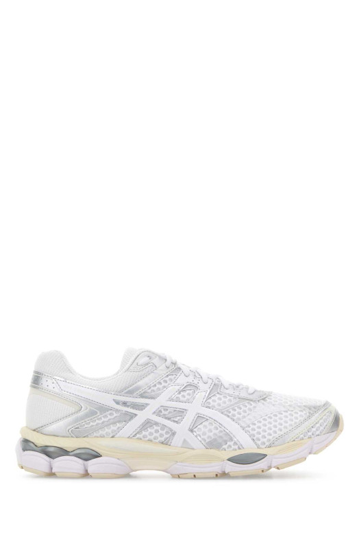 Білі кросівки GEL-CUMULUS 16 з тканини, чорні, ASICS (1203A733)