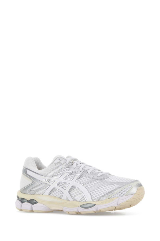 Білі кросівки GEL-CUMULUS 16 з тканини, чорні, ASICS (1203A733)