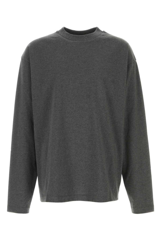 Dark grey cotton t-shirt FEAR OF GOD ESSENTIAL (125HO254201F)