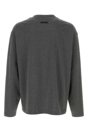 Dark grey cotton t-shirt FEAR OF GOD ESSENTIAL (125HO254201F)