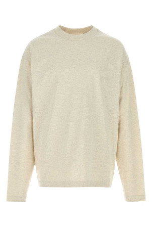 Melange ivory cotton t-shirt FEAR OF GOD ESSENTIAL (125HO254202F)