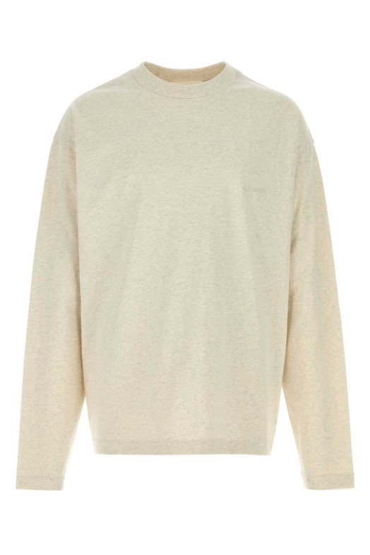 Melange ivory cotton t-shirt FEAR OF GOD ESSENTIAL (125HO254202F)