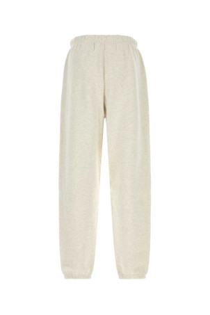 Melange light grey cotton blend joggers FEAR OF GOD ESSENTIAL (130SP262024F)