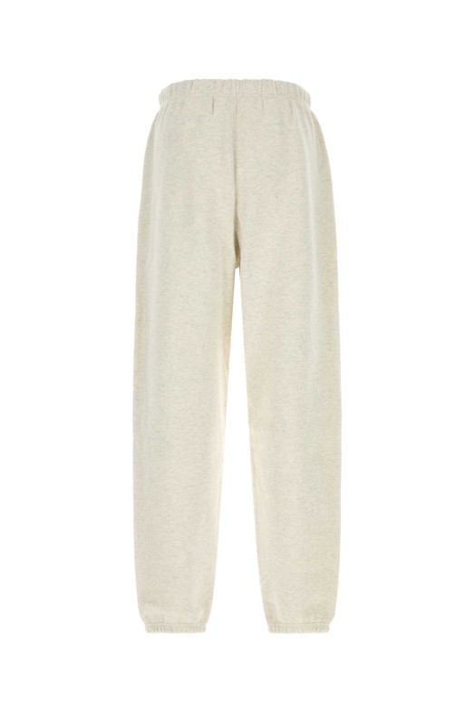 Melange light grey cotton blend joggers FEAR OF GOD ESSENTIAL (130SP262024F)