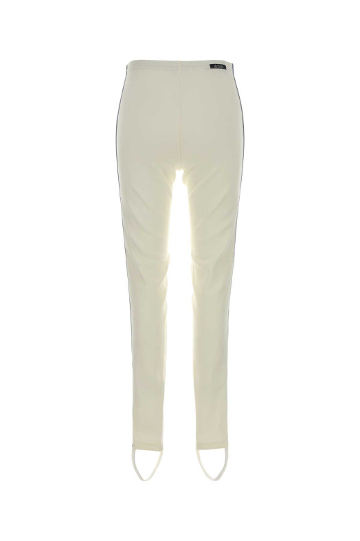 Ivory polyester leggings PRADA (132416SOOO18VX)