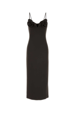 Chocolate stretch wool dress Brown MAGDA BUTRYM (133726)