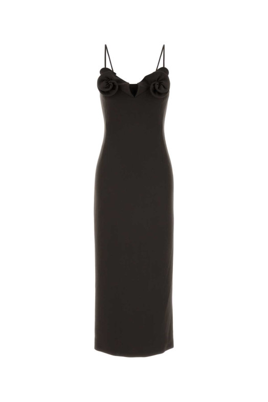 Chocolate stretch wool dress Brown MAGDA BUTRYM (133726)