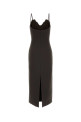Chocolate stretch wool dress Brown MAGDA BUTRYM (133726)