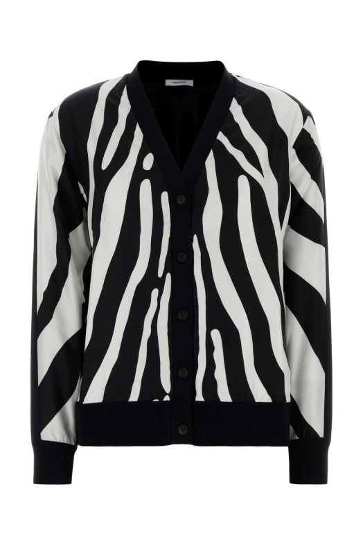 Black viscose cardigan Black SALVATORE FERRAGAMO (13I070791776)