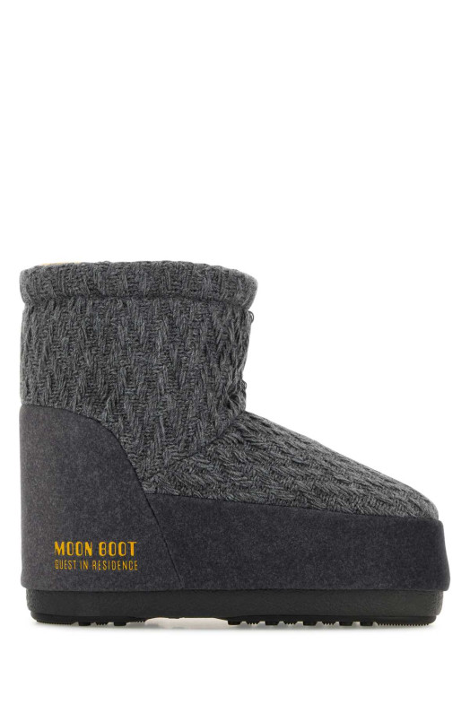 Dark grey fabric Moon Boot x Guest In Residence Icon Low ankle boots MOON BOOT (1409750)