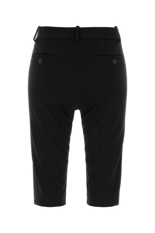 Black crepe capri pant Black MAGDA BUTRYM (150726)