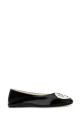 Black leather Reva ballerinas Black TORY BURCH (173536)