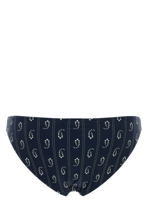 Printed stretch nylon bikini bottom Black TORY BURCH (175249)