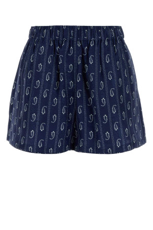 Printed satin shorts Black TORY BURCH (175286)
