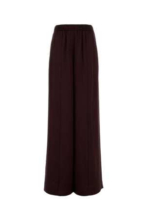 Burgundy satin wide-leg pant Red TORY BURCH (176406)