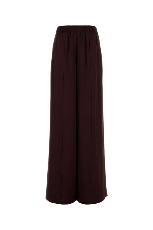 Burgundy satin wide-leg pant Red TORY BURCH (176406)