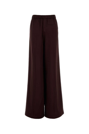 Burgundy satin wide-leg pant Red TORY BURCH (176406)