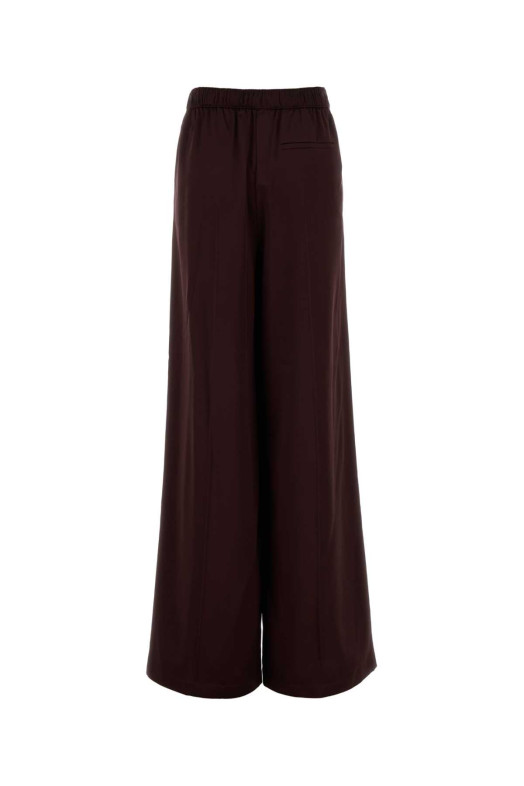 Burgundy satin wide-leg pant Red TORY BURCH (176406)